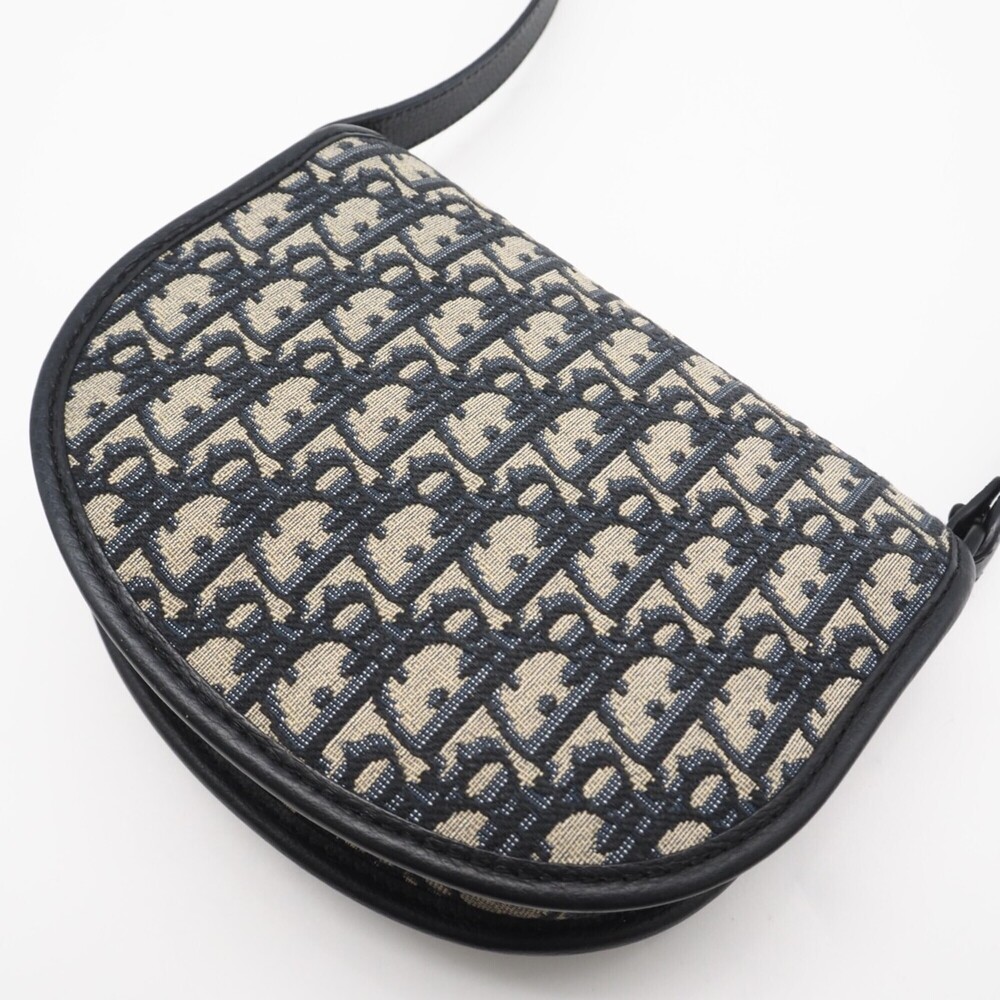 CHRISTIAN DIOR Gray Canvas Shoulder Bag - Picture 2 of 16